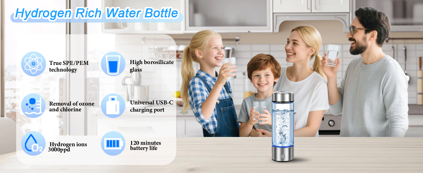 Hydrogen Water Bottle