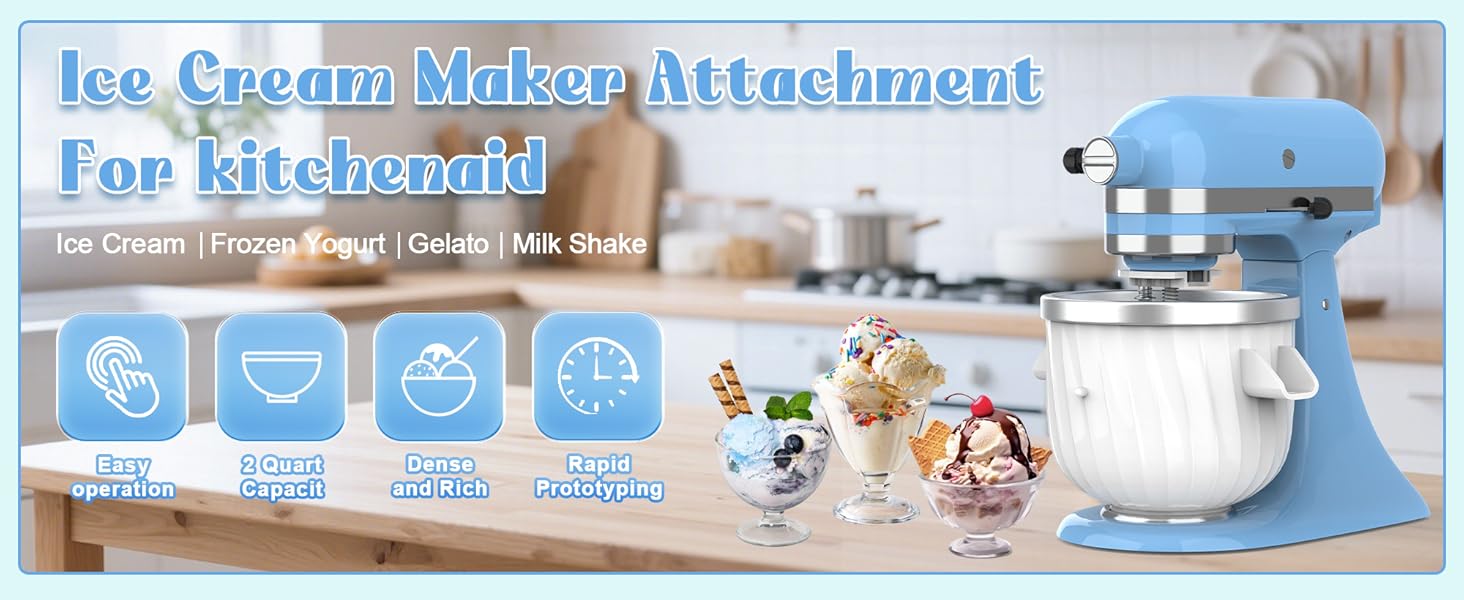 homemade ice cream maker for kitchenaid ice cream maker attachment