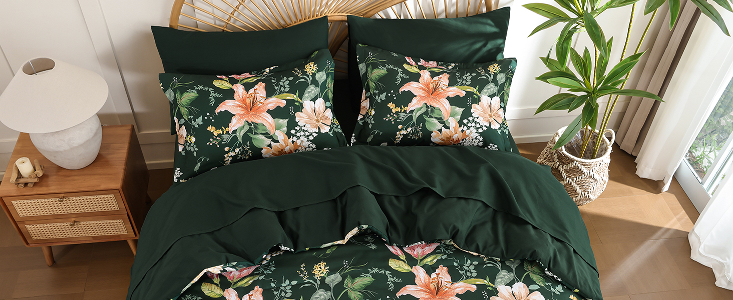 dark green Comforter