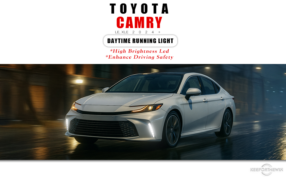 2024 2025 Toyota Camry XLE LE Daytime Running Light