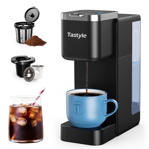 Iced and Hot Coffee Machine for K Cup & Grounds