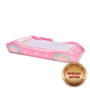 FUNBOY Barbie Kids Sleepover Travel Bed & Air Mattress. Perfect for Sleepovers. Includes Carrying Storage Bag