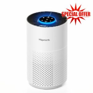 Air Purifier with H14 True HEPA Filter for Home & Bedroom