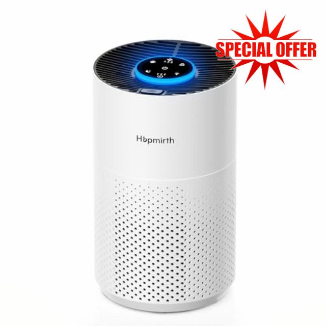 Air Purifier with H14 True HEPA Filter for Home & Bedroom