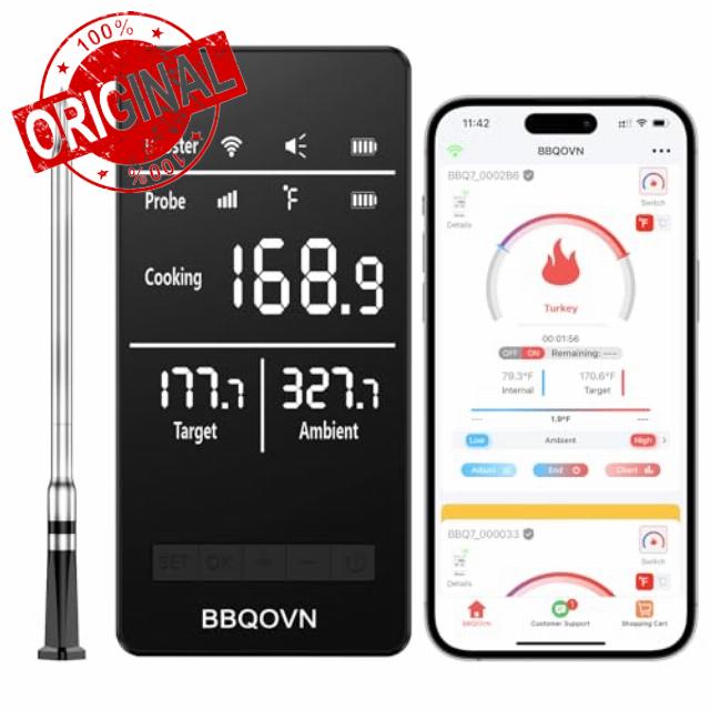 WiFi Sub-1g Wireless Meat Thermometer Unlimited Range