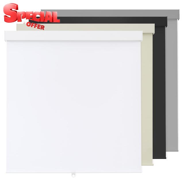 100% Blackout Roller Shades Cordless Blinds for Indoor Windows