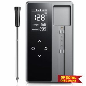 Smart Wireless Meat Thermometer with Ultra-Thin Probe