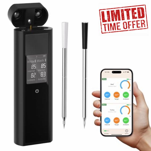 Niitawm oven grill wireless meat thermometer