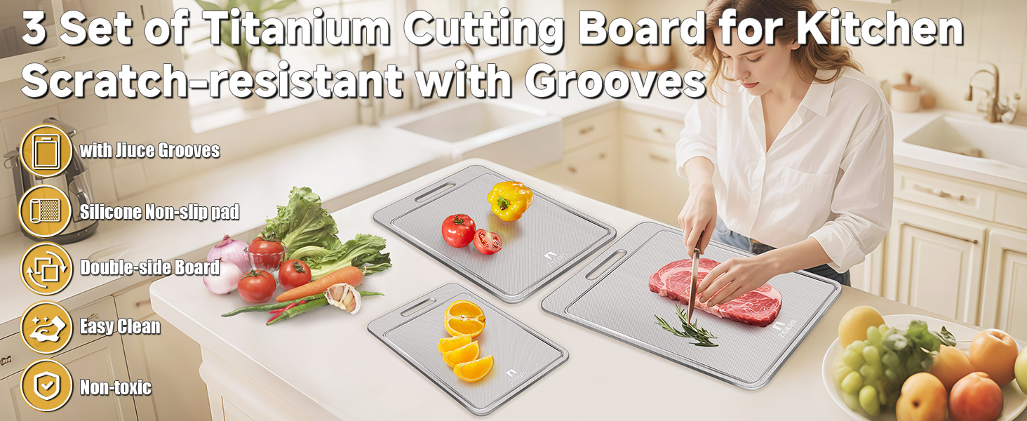 New Upgrade Titanium Cutting Board