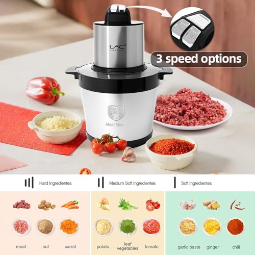 4 Bi-Level Blades and Spatula for Meat