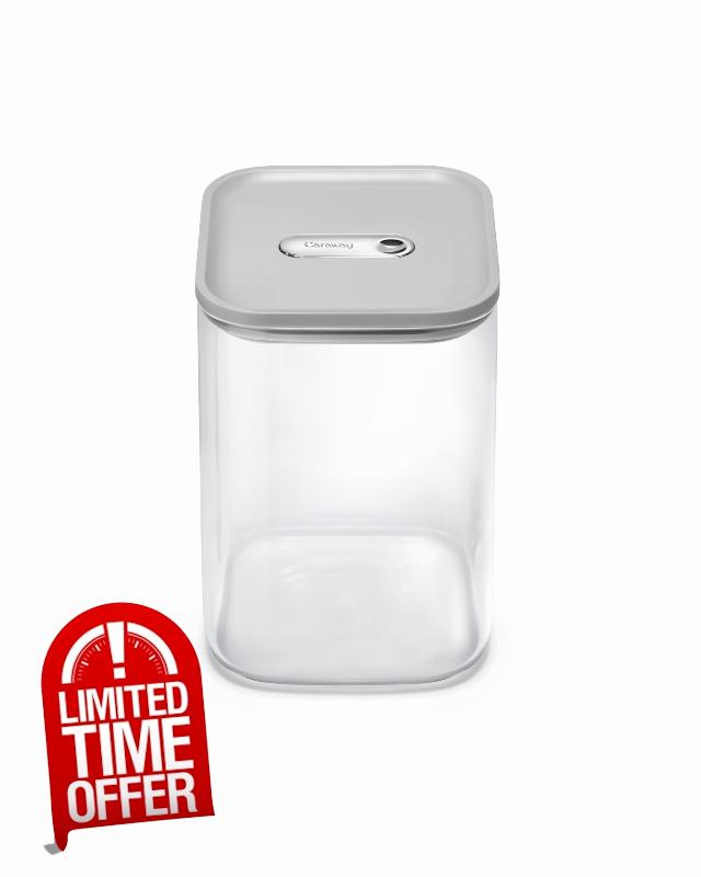 Caraway 4qt Glass Airtight Food Storage Container with Lid – Non-Toxic