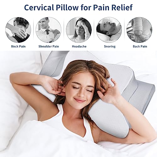 Contour Orthopedic Bed Pillow for Back Stomach Sleepers