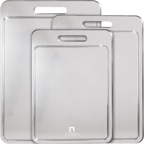 Scratch Resistant Chopping Board with Non-slip Pad for Kitchen