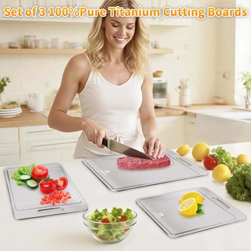 Titanium Cutting Boards for Vegetables and Meat