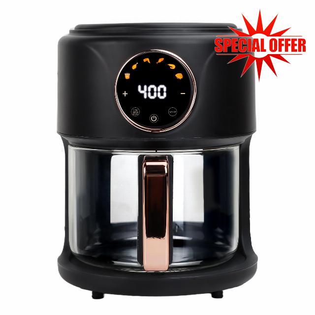 4.7QT Glass Air Fryer