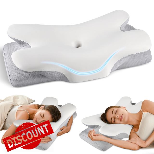 Cervical Neck Pillow for Pain Relief Sleeping