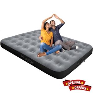 Air Mattress Full with Built in Pump Raised