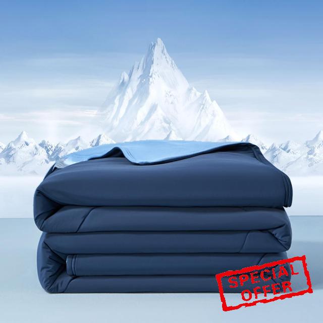 Cooling Comforter，Blanket for Hot Sleepers，Breathable Lightweight Blanket，Breathable & Soft & Silk Smooth Bedding Comforter (Twin XL)