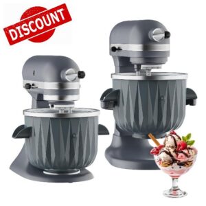 InnoMoon Ice Cream Maker Attachment for KitchenAid Stand Mixer