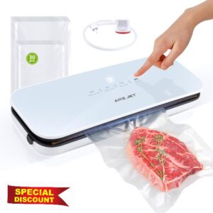 Vacuum Sealer for Food - Tempered Glass Panel