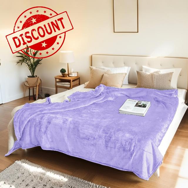 Electric Heated Blanket Full Size 72"x84" - Flannel & Sherpa Fabric Dual-Sided