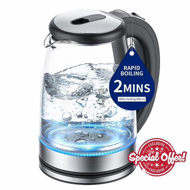 Electric Kettle Glass 2L