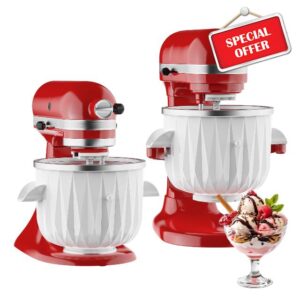 InnoMoon Ice Cream Maker Attachment for KitchenAid Stand Mixer