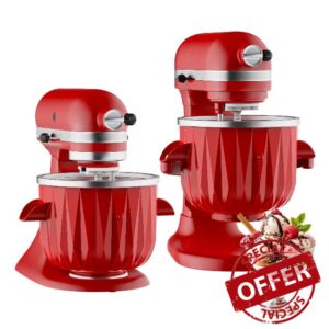 InnoMoon Ice Cream Maker Attachment for KitchenAid Stand Mixer
