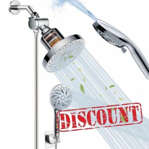 Filtered Shower Head with Handheld