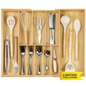 Fabsome Silverware Organizer for Cabinet Drawer