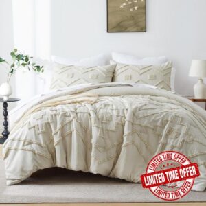 Oli Anderson Boho Tufted Comforter Set Queen Size