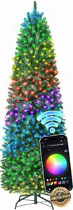 HOLLO STAR 6 ft Prelit Christmas Tree with 247 LED Lights