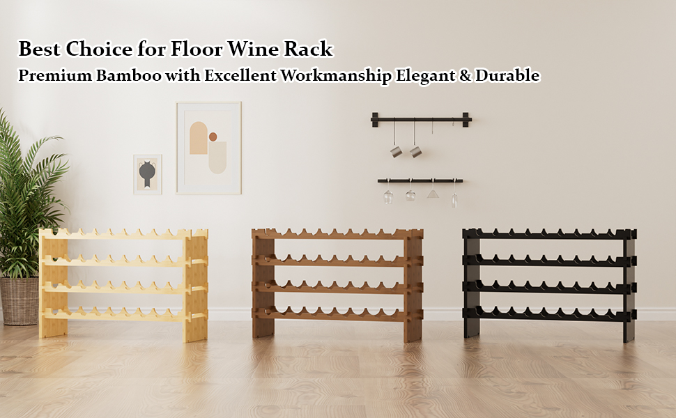 wine rack free standing floor
