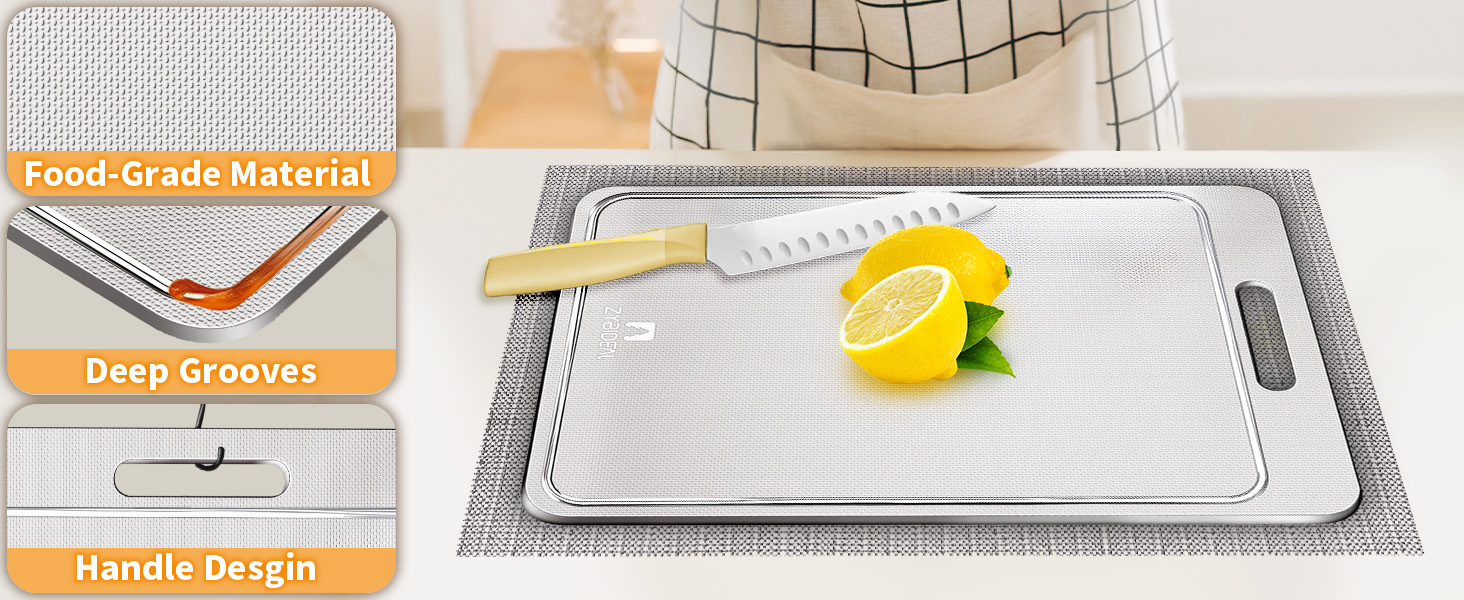 100%Titanium cutting Board