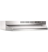Broan-NuTone 413001 Non-Ducted Ductless Range Hood with Lights Exhaust Fan for Under Cabinet, 30-...