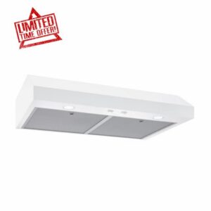 Broan-NuTone AMG03RWW White Under Cabinet Range New Hood