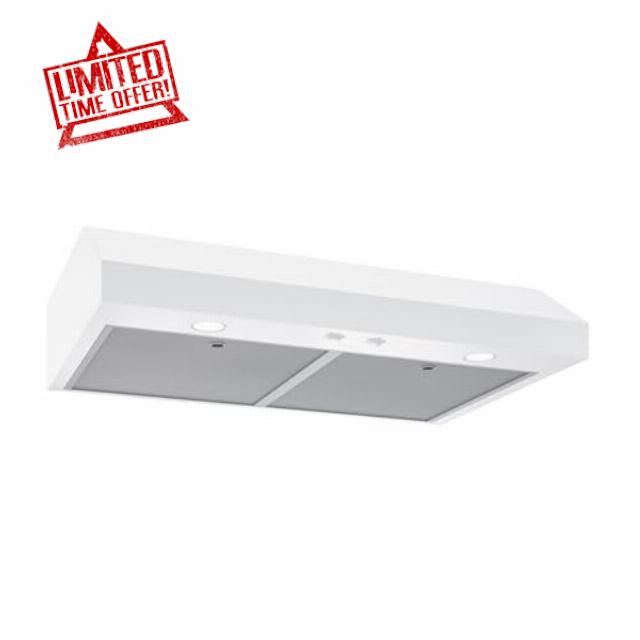 Broan-NuTone AMG03RWW White Under Cabinet Range New Hood