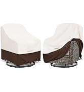 Bitubi Waterproof Patio Sofa Cover, Heavy Duty 3-Seater Outdoor Couch Cover Size Up to 76W x 32.5...
