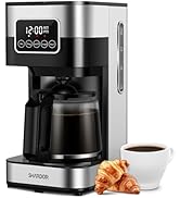 SHARDOR Electric Burr Coffee Bean Grinder for Home Use, 40 Grind Settings with 50-Second Adjustab...