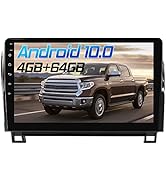 Car Stereo 8 Cores Radio for Toyota Tundra 2007-2014 Sequoia 2008-2018 Android 10 Head Unit Touch...