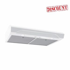 Broan-NuTone ALT1303WW Alta 30-Inch 350 MAX Blower CFM 1.5 Sones White Range Hood Undercabine