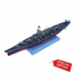1:1000 USS Navy BB-67 Montana Class Battleship Model Alloy Memorial Warship Fighting Boat Model for Collection & Display