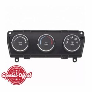 68197433AB HVAC A/C Heater Climate Control Module - Compatible with Jeep Wrangler 2014-2018 - Replaces 68197433AA - Direct Fit Replacement Control Panel