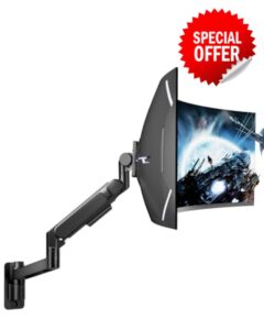 ARES WING Monitor Wall Mount for 24-57 Inch Ultrawide Gaming Screens