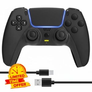WanFirst Wireless Controller Compatible with PS5/PS5 Slim/PS5 Pro with1500mAh Battery