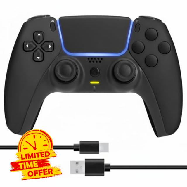 WanFirst Wireless Controller Compatible with PS5/PS5 Slim/PS5 Pro with1500mAh Battery