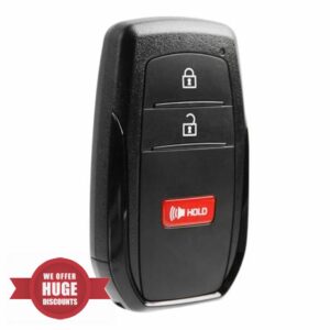 USARemote Key Fob Replacement Keyless Entry Remote for 2023 2024 2025 Toyota Land Cruiser Sequoia Tacoma 3-Button Smart Key (HYQ14FBX
