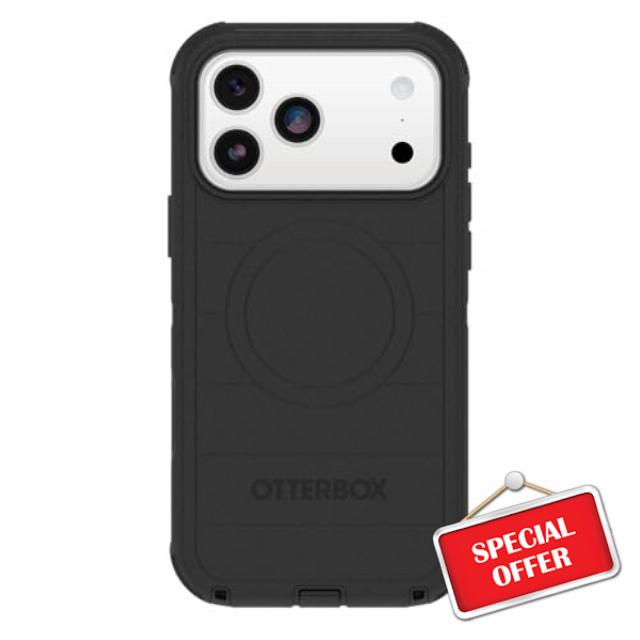 OtterBox iPhone 17 Pro Max Defender Pro Series Case - Black - Tough