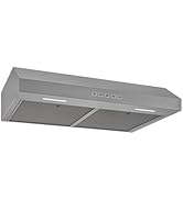 Broan-NuTone GLA2303BLS 30-Inch Under Cabinet, Energy Star, 350 Max Blower CFM, Stainless Steel R...