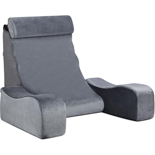 Back Support Pillow for Bed Sitting up with Arm Rest
